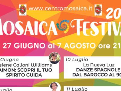 Mosaica Festival 2022: dal 27 giugno al 7 agosto, 20 serate imperdibili
