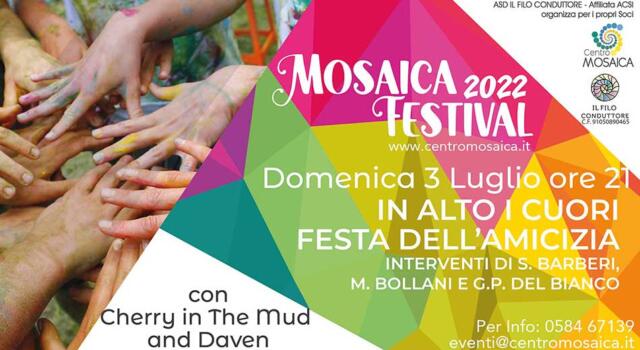 Mosaica Festival 2022: 3 Luglio Festival – In Alto i Cuori 