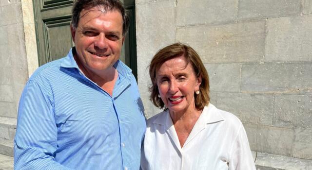 <strong>Nancy Pelosi, breve visita a Pietrasanta</strong>