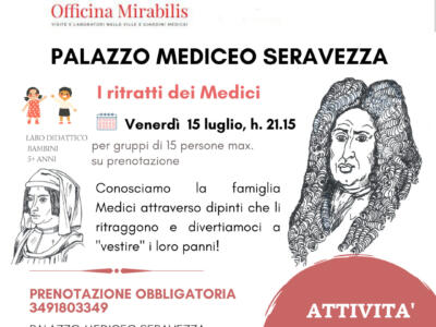 I ritratti dei Medici, appuntamento domani(15 luglio) a Palazzo Mediceo