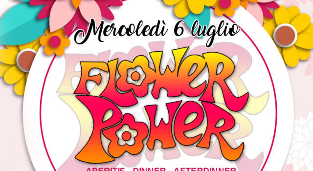 &#8220;Flower Power&#8221;, festa a tema anni 70 e 80 mercoledì 6 luglio al Faruk di Marina di Pietrasanta￼￼