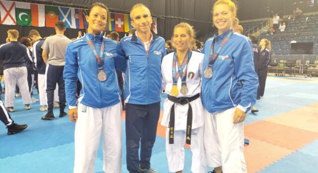 Mondiali karate, la squadra delle viareggine allenata da Pasquale Acri ha vinto la medaglia d&#8217;argento