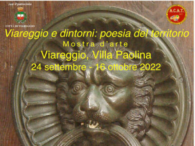 Da sabato 24 settembre mostra “Viareggio e dintorni: poesia del territorio” a Villa Paolina￼