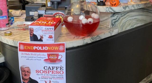 Rotary Club Viareggio, la campagna &#8220;End polio now. Prendi un caffè e dona un vaccino&#8221;