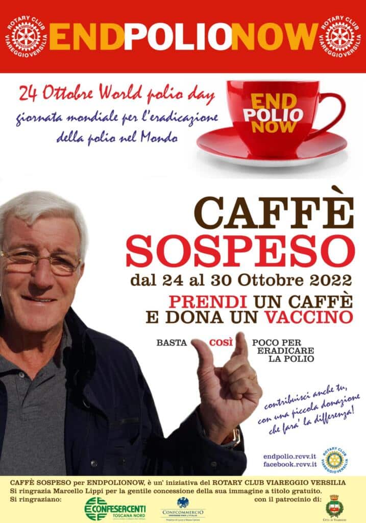 Rotary Clu Viareggio Versilia Locandina Iniziativa Polio Plus