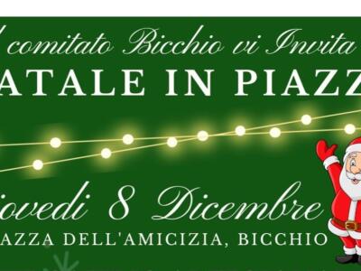 Giovedì 8 dicembre arriva il Natale a Bicchio: mercatini, musica e cibo