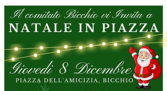 Giovedì 8 dicembre arriva il Natale a Bicchio: mercatini, musica e cibo