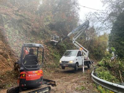 20 persone isolate per smottamento a Pietrasanta