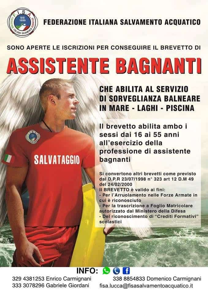 locandina corsi bagnini fisa 1