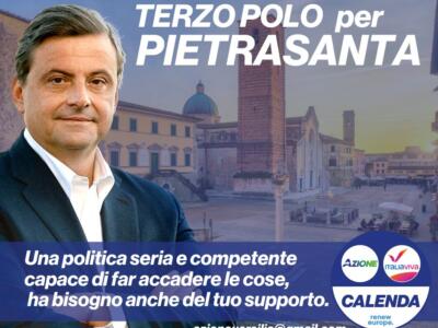 Terzo Polo: “Pietrasanta ha bisogno di una politica che superi le divisioni”