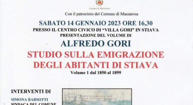 A Villa Gori presentazione sull&#8217;emigrazione degli abitanti di Stiava