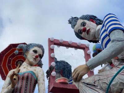 Carnevale di Viareggio, le foto del primo corso
