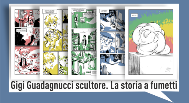Presentazione del &#8220;Quaderno Gigi Guadagnucci scultore. La storia a fumetti&#8221;, Sabato 25 Marzo a Villa Richiostra di Massa