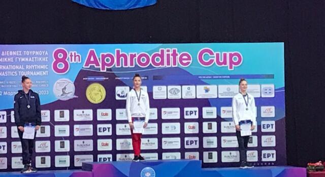 <strong>Bronzo azzurro per Sofia Sicignano alla Aphrodite Cup di ginnastica ritmica&nbsp;&nbsp;</strong>