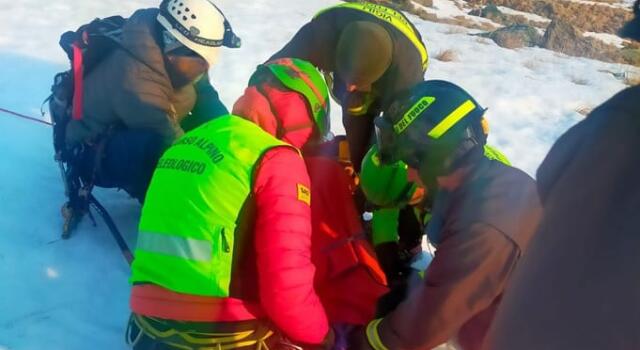 Escursionisti caduti nel dirupo per 150 metri, una persona deceduta e un ferito
