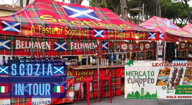 La Scozia protagonista a Lido di Camaiore del weekend di artigianato e street food