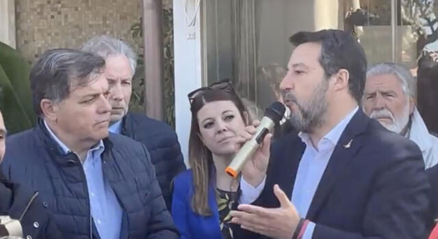 Il Ministro delle Infrastrutture Matteo Salvini a Marina di Pietrasanta: tutti i temi affrontati