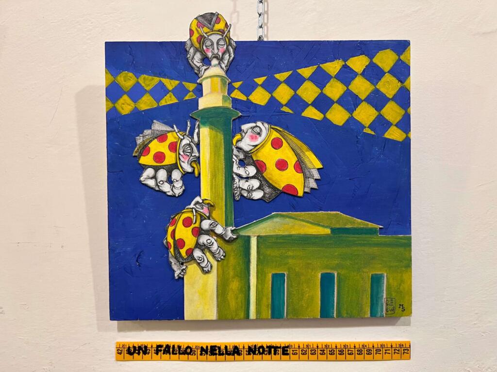 inaugurazione un fallo nella notte