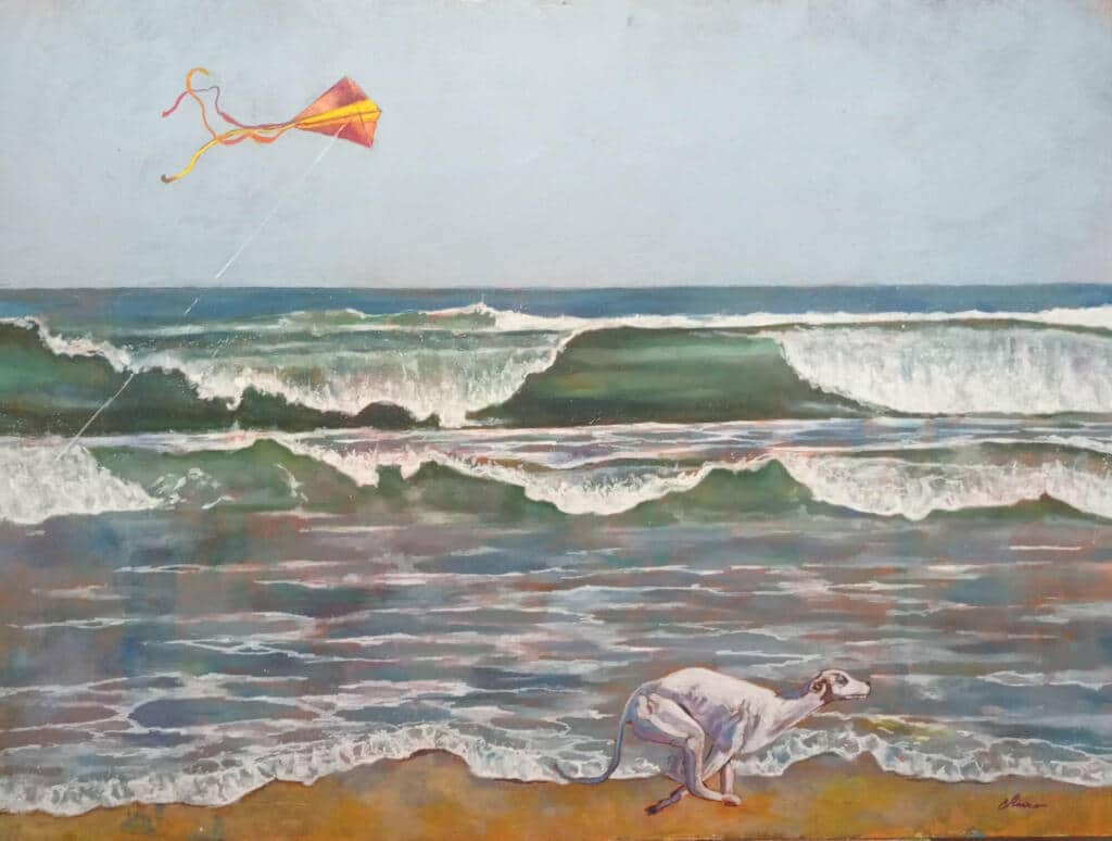 liberi 2022 olio e acrilico su tavola cm 60x80 1