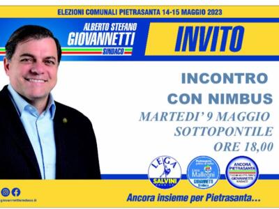 I prossimi appuntamenti con Alberto Stefano Giovannetti dell’8, 9 e 10 maggio