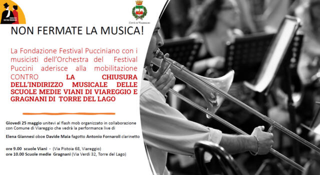 Giovedì 25 maggio Comune di Viareggio e Fondazione Festival Pucciniano insieme per gli indirizzi musicali