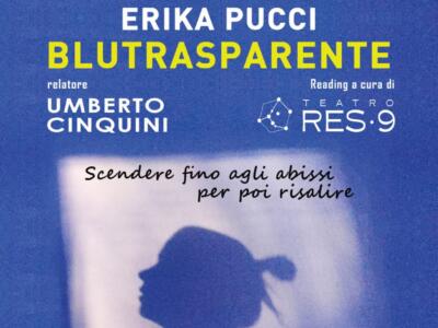 Incontro letterario sabato 15 luglio a Villa Paolina: “Blutrasparente”, romanzo di Erika Pucci tra dissacrazione del testo e teatro.