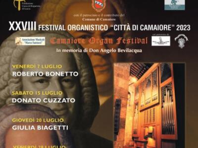 XXXVIII Festival Organistico “Città di Camaiore”, Venerdì 28 luglio Olimpio Medori in concerto