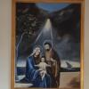 Il pittore Umberto Salvatori ha donato un quadro al parroco di San Bartolomeo in Ponterosso