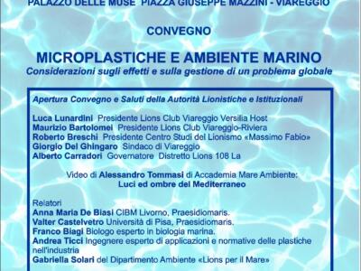 “Microplastiche e ambiente marino”, sabato 14 ottobre un convegno sulla salute dei mari in Piazza Mazzini a Viareggio