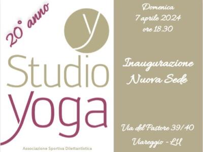 Lo Studio Yoga di Viareggio festeggia due decenni con una nuova sede