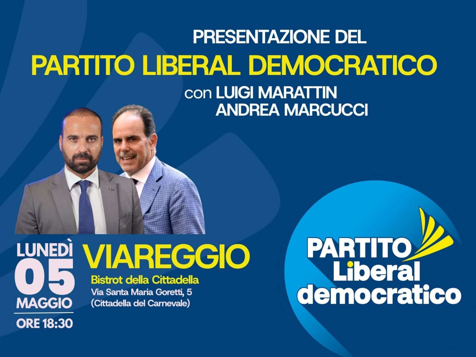 Partito liberal democratico 5 maggio Viareggio