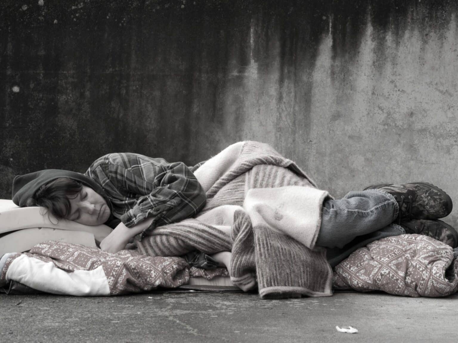 Dormitorio senza tetto