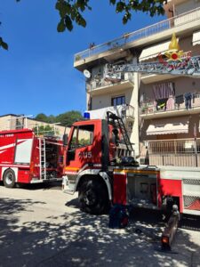 Incendio bibbiena palazzina